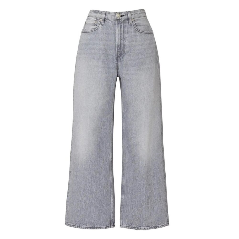 RAG & BONE - Ruth Super High Rise Rigid Jeans in Grey Wash